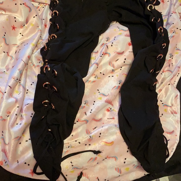 Fashion Nova Side Tie Up Stretchy Pants - Picture 3 of 3